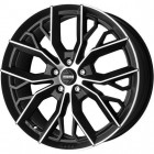 Momo Massimo Matt Black Polished 7,5x17 5x112 ET40 CB79,5 60° 715 kg WMSB7574012S