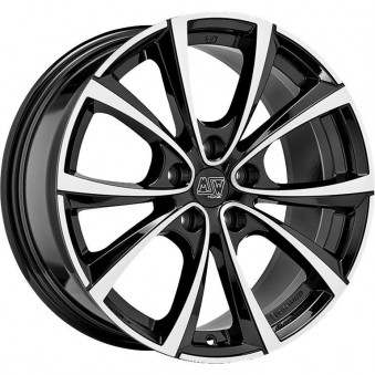 MSW 27T Gloss Black Full Polished 9,5x20 5x114.3 ET45 CB64,1 60° 850 kg W19400001T56, 52336