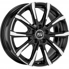  MSW 79 Gloss Black Full Polished 7x17 5x100 ET48 CB56,1 60° 620 kg W19331013T56 R17