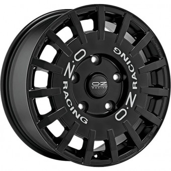 OZ Racing Rally Racing Van Matt Black Silver Lettering 8x18 5x120 ET45 CB65,1 R14 875 kg W01A12002R9, 46526