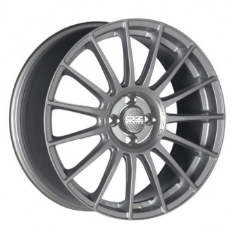 OZ Racing Superturismo LM Matt Race Silver Black Lettering 8x18 5x108 ET45 CB75,0 60° 680 kg W0185420319, 47186