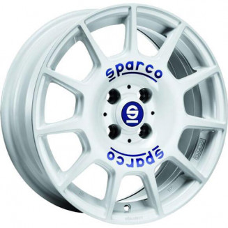 Sparco Terra White Blue Lettering 7x16 5x114.3 ET45 CB73,1 60° 650 kg W29046604G7, 48383