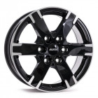 Alutec Titan diamond-black frontpolished 7,5x17 6x130 ET55 CB84,1 R14 1250 kg TIT75755M93-1