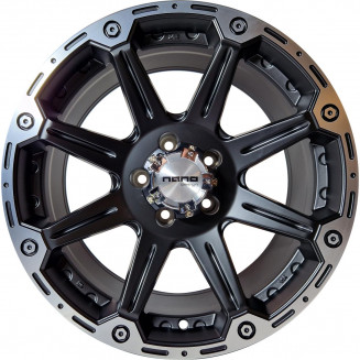 Nano BK717 Matt Black polished 8,5x18 5x120 ET20 CB65,1 60° 765 kg BK717BP-520-885-20, 49752