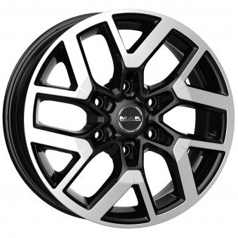 MAK Gravel Black Mirror 6,5x16 6x120 ET50 CB74,5 60° 1215 kg F6560GRBM50TR, 81282