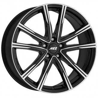 AEZ Montreal dark Black/polished 7,5x18 5x112 ET48 CB70,1 60° 760 kg AMOF8BP48, 56614