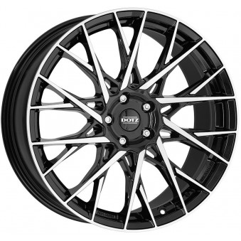 Dotz Fuji dark Black/polished 7,5x18 5x112 ET48 CB70,1 60° 670 kg OFUF8BP48, 56670