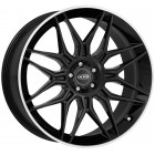 Dotz LongBeach dark Black/polished lip 9,5x22 5x130 ET43 CB71,6 R14 1045 kg OLO2NLBL43