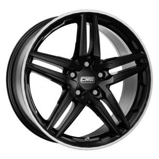 CMS C29 Diamond Rim Black Gloss 7,5x17 5x112 ET47 CB66,5 R14 740 kg C29 757 47 62S DRB, 58573