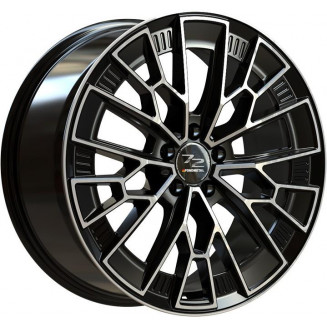 Fondmetal 1972 Glossy Black Machined 9x20 5x112 ET41 CB66,5 60° 775 kg RF19045, 59120