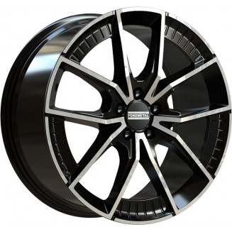 Fondmetal Elatha Glossy Black Machined 8,5x19 5x112 ET45 CB66,5 R13 850 kg RF19090, 59168
