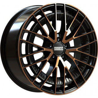 Fondmetal Kari Black Clearcoat Matt Bronze Machined 8x18 5x112 ET45 CB66,5 R14 830 kg RF19283, 59284