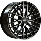 Fondmetal Kari Glossy Black Machined 9,5x20 5x112 ET43 CB66,5 R14 1000 kg RF19271