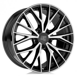 MSW 44 Gloss Black Full Polished 10x20 5x130 ET49 CB66,6 R14 950 kg W19418002T56, 129385
