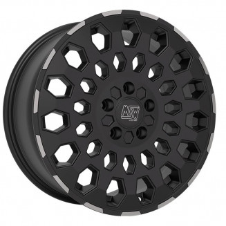 MSW 99 Van Matt Black Lip Polished 6,5x16 5x118 ET55 CB71,1 60° 1350 kg W19420001TO3, 64504