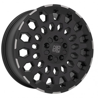MSW 99 Van Matt Black Lip Polished 7x17 6x120 ET40 CB74,6 60° 1250 kg W19474003TO3, 122855