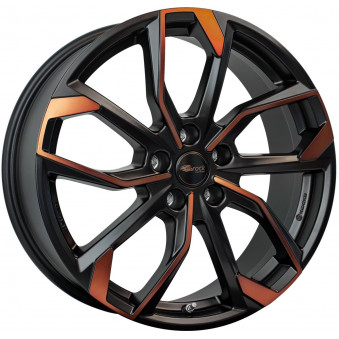 RC Design RC34 Black Orange Matt (BOM) 8x18 5x112 ET45 CB57,1 R13 820 kg 352331, 70809