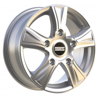 Fondmetal PRO1 Glossy Silver 6,5x16 5x108 ET42 CB65,1 Flat 1250 kg RF19440, 80522