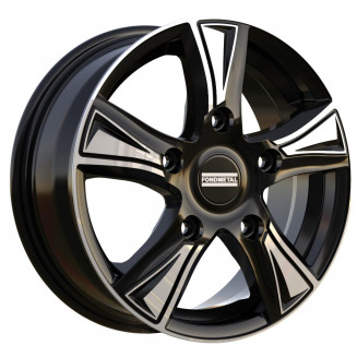 Fondmetal PRO1 Glossy Black Machined 6,5x16 5x108 ET42 CB65,1 Flat 1250 kg RF19452, 80548