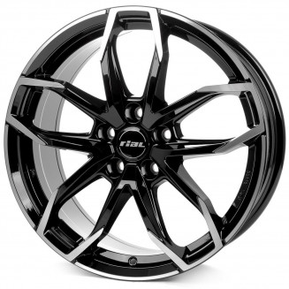 Rial Lucca diamond-black frontpolished 6,5x17 4x108 ET32 CB65,1 Flat 640 kg LUC65732CP13-1, 103413