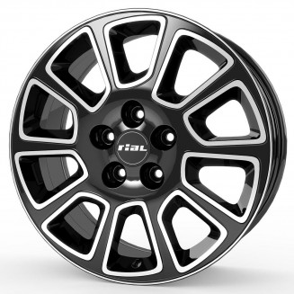 Rial Transporter 2 diamond-black frontpolished 7x17 5x114.3 ET45 CB66,1 60° 1000 kg TP2-70745TP13-1, 103652