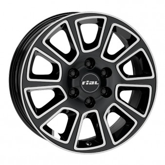 Rial Transporter 2 diamond-black frontpolished 6,5x16 6x130 ET54 CB84,1 R14 1250 kg TP2-65654M93-1, 103648