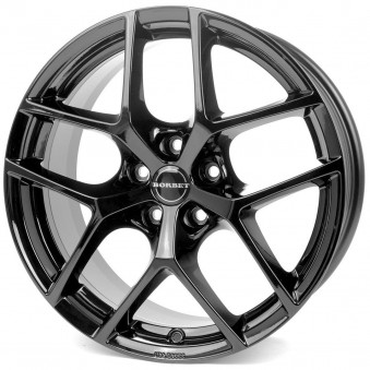Borbet Y black glossy 7x17 5x100 ET40 CB57,1 R13 650 kg 497324, 110399