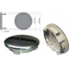 KAPSEL RONAL. 64/58 WC. ALU. SVART LOGO (R44/48T/51T/52T/54/55/58)