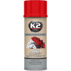 K2 JARRUSATULAN MAALI +260°C Lämmönkestävä Maali PUNAINEN 400ML/AE