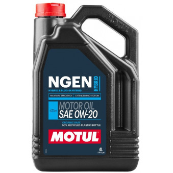MOTUL NGEN HYBRID 0W20 4L, 111902