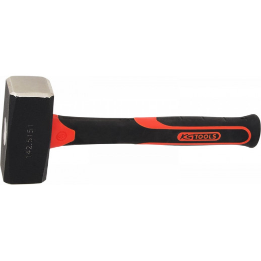 MARTEAU À BOUT CARRÉ MANCHE FIBRE 1500G KS TOOLS