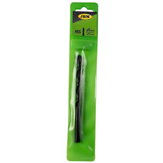 FORET À MÉTAL HSS-R/4241 4,0X75MM. NOIR. EMBALLAGES À SUSPENDRE JBM, 14849J