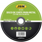 MONOKRISTALINIS ALUMINIO OKSIDO ATKREIPIMO DISKAS METALUI/PLIENUI 125X2.5MM JBM