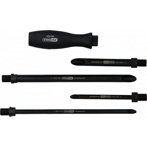 5-PIECE HOLLOW SET FOR CABLE AND WIRE ROUTING KS TOOLS