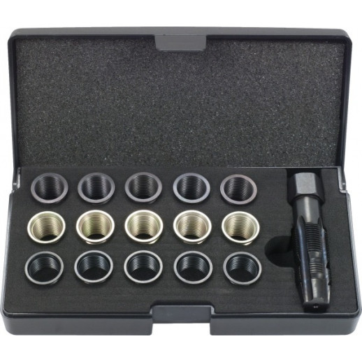 16-ОС. ЗАРЕЗЬБУЙТЕ СВЕЧУ ЗАЖИГАНИЯ. КОМП. M14X1,25 KS ИНСТРУМЕНТЫ