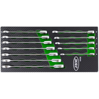 12-OS. TIRR SILMUS-LEHTVÕTMETE KOMPL. 8-19MM PU-PANEELIS CA JBM, 15122J