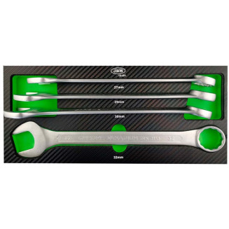 4-OS. SET DI CHIAVI AD ANELLO GRANDE. 27-29-30-32MM IN PANNELLO PU CA JBM, 15161J