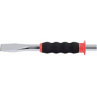 METAL CHISELS FLAT 20X210MM. WITH SAFETY HANDLE. CR-MO KS TOOLS