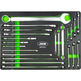 22-OS. CHIAVI AD ANELLO. COMPLETO DI CINGHIE A PASSANTE. 8-36MM IN PANNELLO IN PU JBM, 15732J