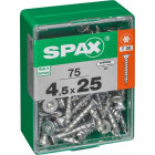 PUIDUKRUVI 4.5X25 WIROX KATE. T20. 4CUT LÕIKEOTS (75TK) MADE IN GERMANY SPAX