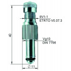 VALVE TR595/CH-1 WITH COLLAR NUT