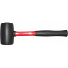 RUBBER HAMMER WITH FIBER HANDLE 500G/55MM. COMPOSITE HANDLE TRIUMF