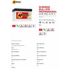 БАННЕРНЫЙ АККУМУЛЯТОР RUNNING BULL EFB PRO 75AH 278X175X190 -/+ 700A START & STOP