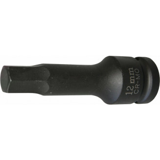 1/2&quot; LONG IMPACT HEXAGONAL 4MM. 80MM CR-MO TRIUMF, 22298T