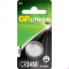 BATTERY GP CR2450 3V 1PC IP