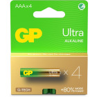 AKKU GP AAA/LR03 4KPL ULTRAALKALINE
