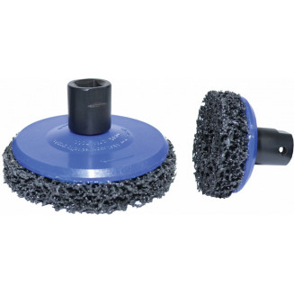 stebulės VALYMO ĮRANKIS SU Abrazyviniu DISKU 65MM/106MM. TRIUMF SU 1/2&quot; MONTAVIMU, 24153T