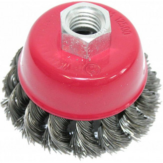 SKÅL STÅLBORSTE M14 Ø85MM KNUT BORSTE TRIUMF, 25749T