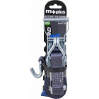 LOAD STRAP 500KG. 5.0M 25MM WITH TENSIONER AND HOOKS M+