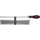 7-OS. OPEN TORX (5 JA 6) RUUVILTAAT KOMP. TH10-40. 360mm PITUA. 2K-NONSLIP TRIUMF